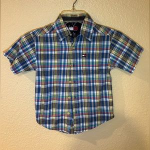 Tommy Hilfiger Size 5 Short Sleeve Button Up Shirt